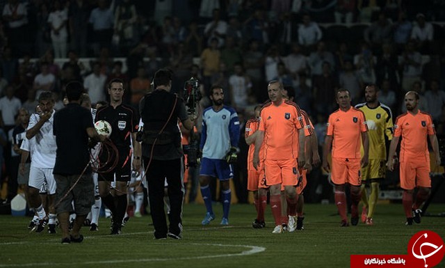 فوتبال بازی کردن اردوغان!